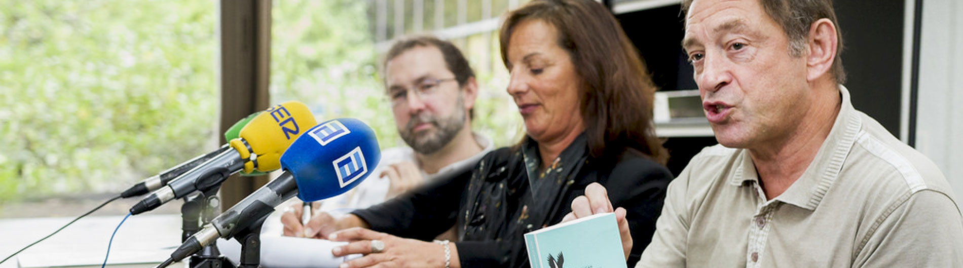 Guy Standing and María de la Rubia TRADEURO Press conference